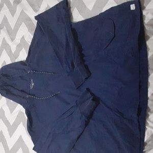 Women's Navy scrub hoodie